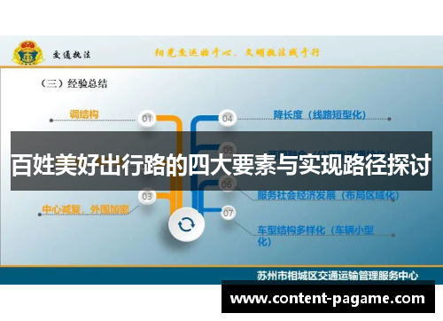 百姓美好出行路的四大要素与实现路径探讨